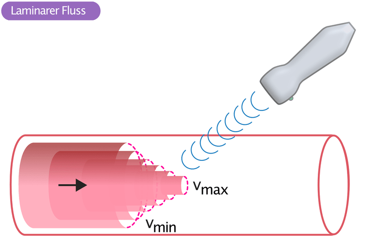 Abbildung 5. Laminarer Blutfluss.